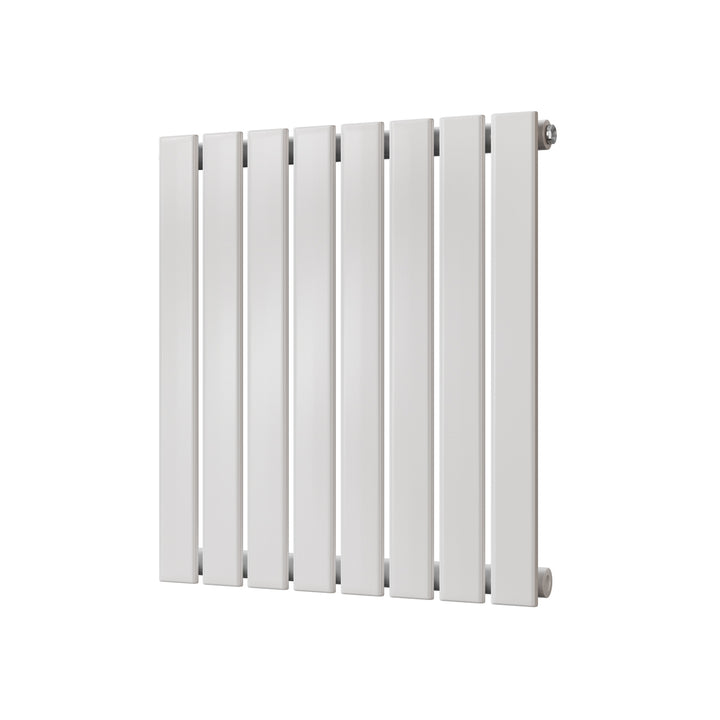 Typhoon - White Designer Radiator H600mm x W544mm Single Panel - Feet Included