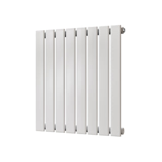 Typhoon gloss white horizontal single-panel radiator, 600mm high x 544mm wide