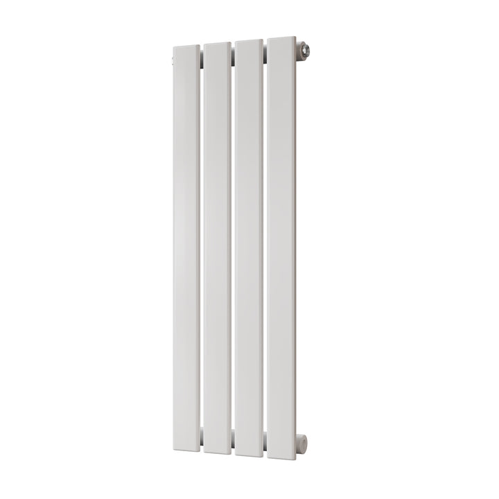 Typhoon - White Designer Radiator H800mm x W272mm Single Panel - Feet Included