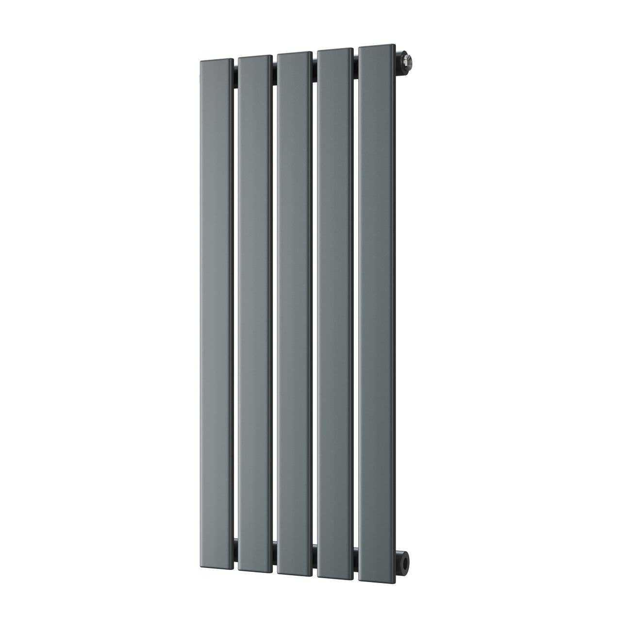 Typhoon - Anthracite Designer Radiator H800mm x W340mm Single Panel - Feet Included