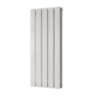 Typhoon gloss white double-panel designer radiator, 800mm high x 340mm wide