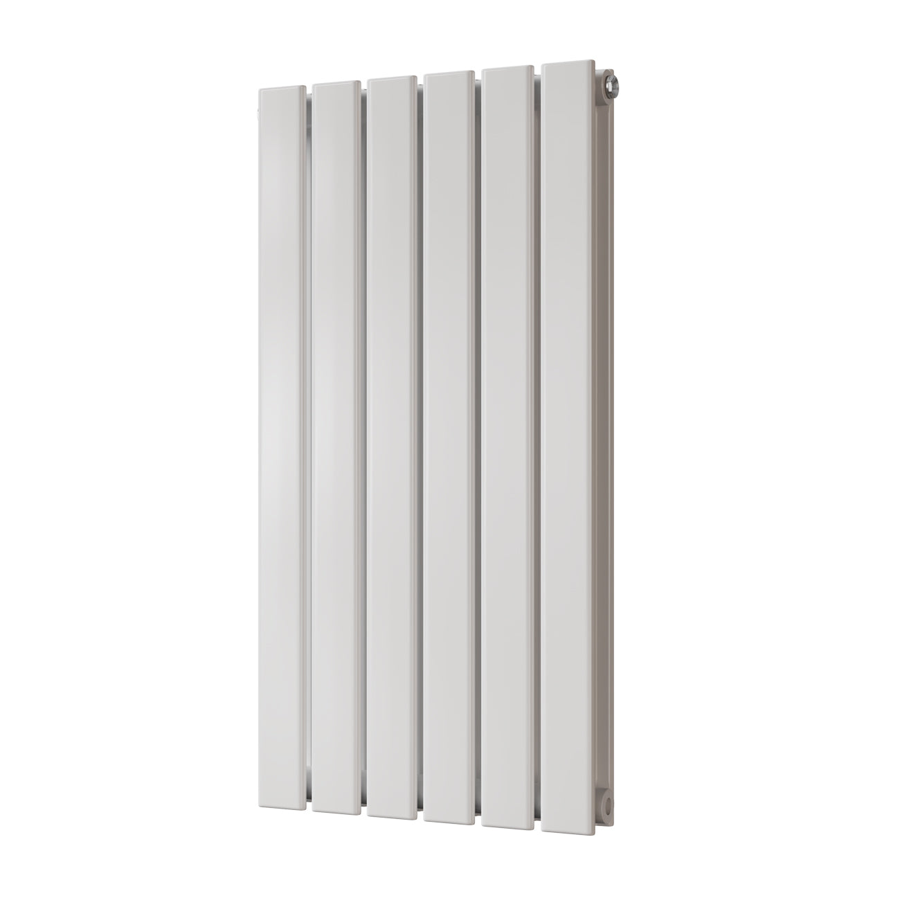 Typhoon - White Designer Radiator H800mm x W408mm Double Panel - Feet Included