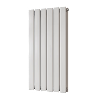 Typhoon gloss white double-panel designer radiator, 800mm high x 408mm wide