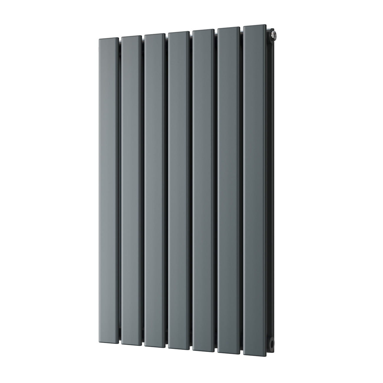Typhoon - Anthracite Designer Radiator H800mm x W476mm Double Panel - Feet Included