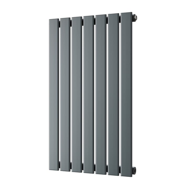 Typhoon - Anthracite Designer Radiator H800mm x W476mm Single Panel - Feet Included