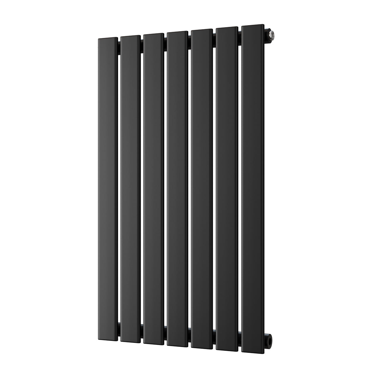Typhoon - Black Designer Radiator H800mm x W476mm Single Panel - Feet Included