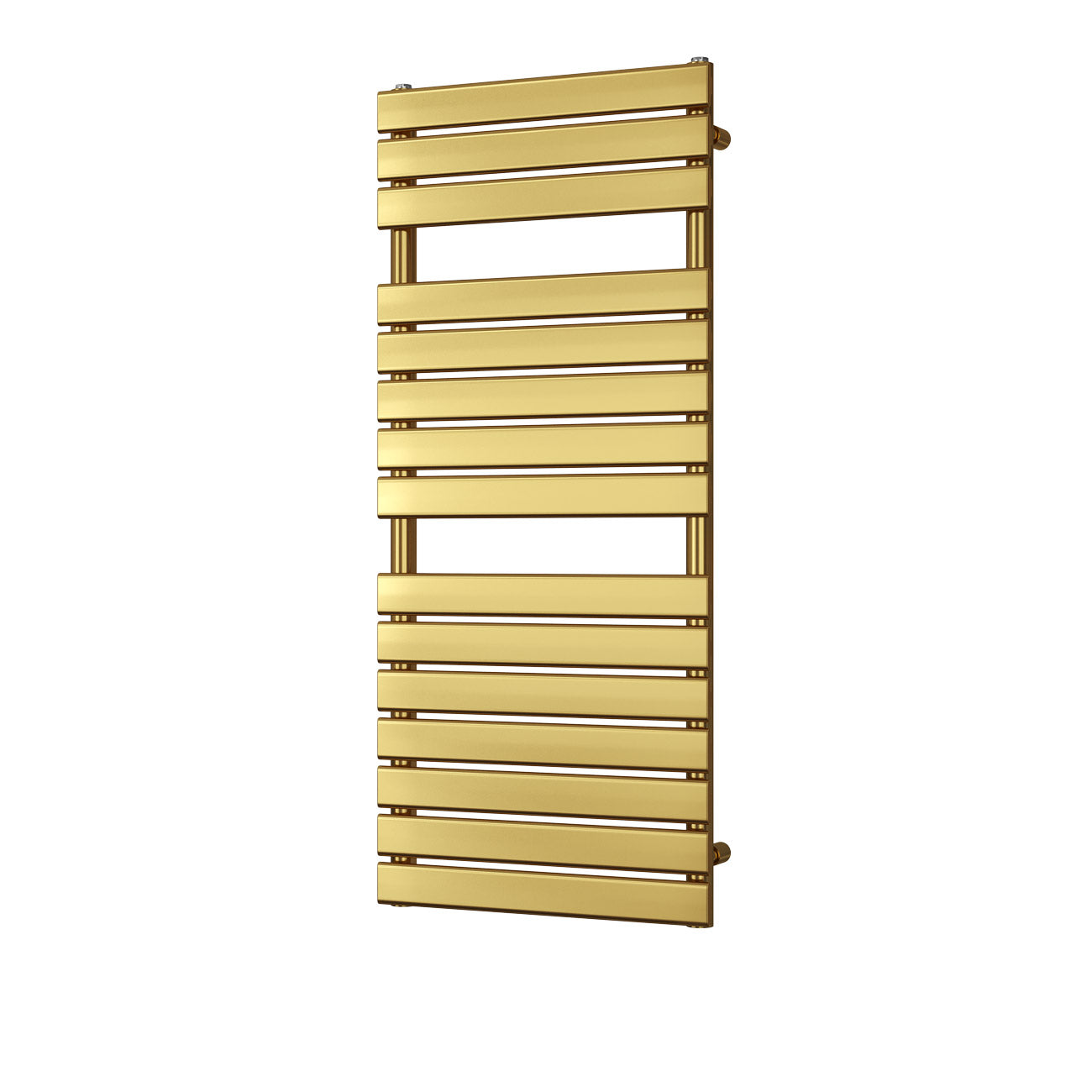 Typhoon - Brushed Brass Towel Radiator - H1156mm x W500mm