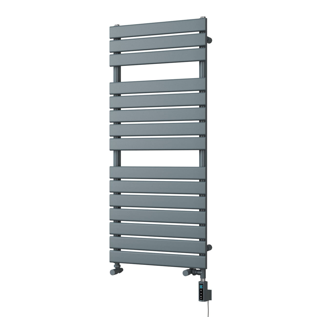 Typhoon - Anthracite Dual Fuel Towel Rail H1156mm x W500mm Thermostatic WIFI