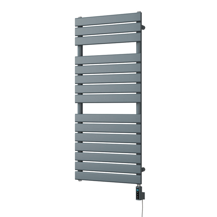 Typhoon - Anthracite Electric Towel Rail H1156mm x W500mm 600w Thermostatic WIFI