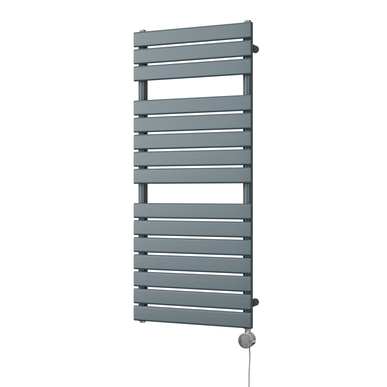 Typhoon - Anthracite Electric Towel Rail H1156mm x W500mm 600w Thermostatic