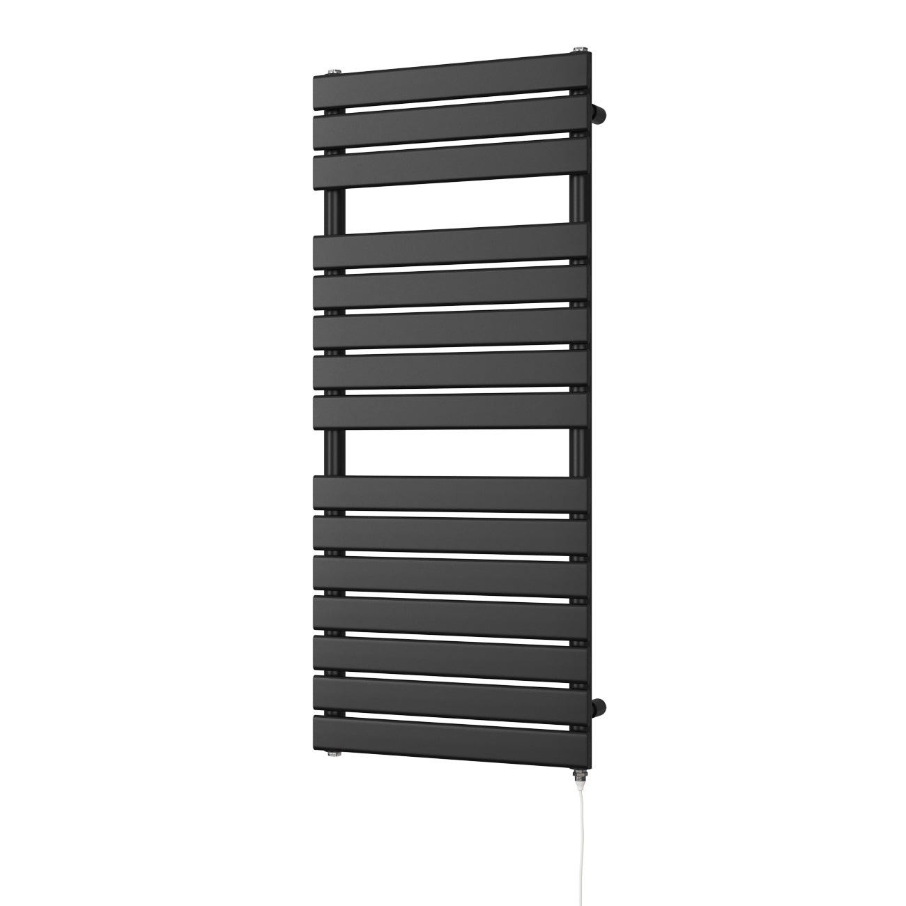 Typhoon - Black Electric Towel Rail H1156mm x W500mm 600w Standard