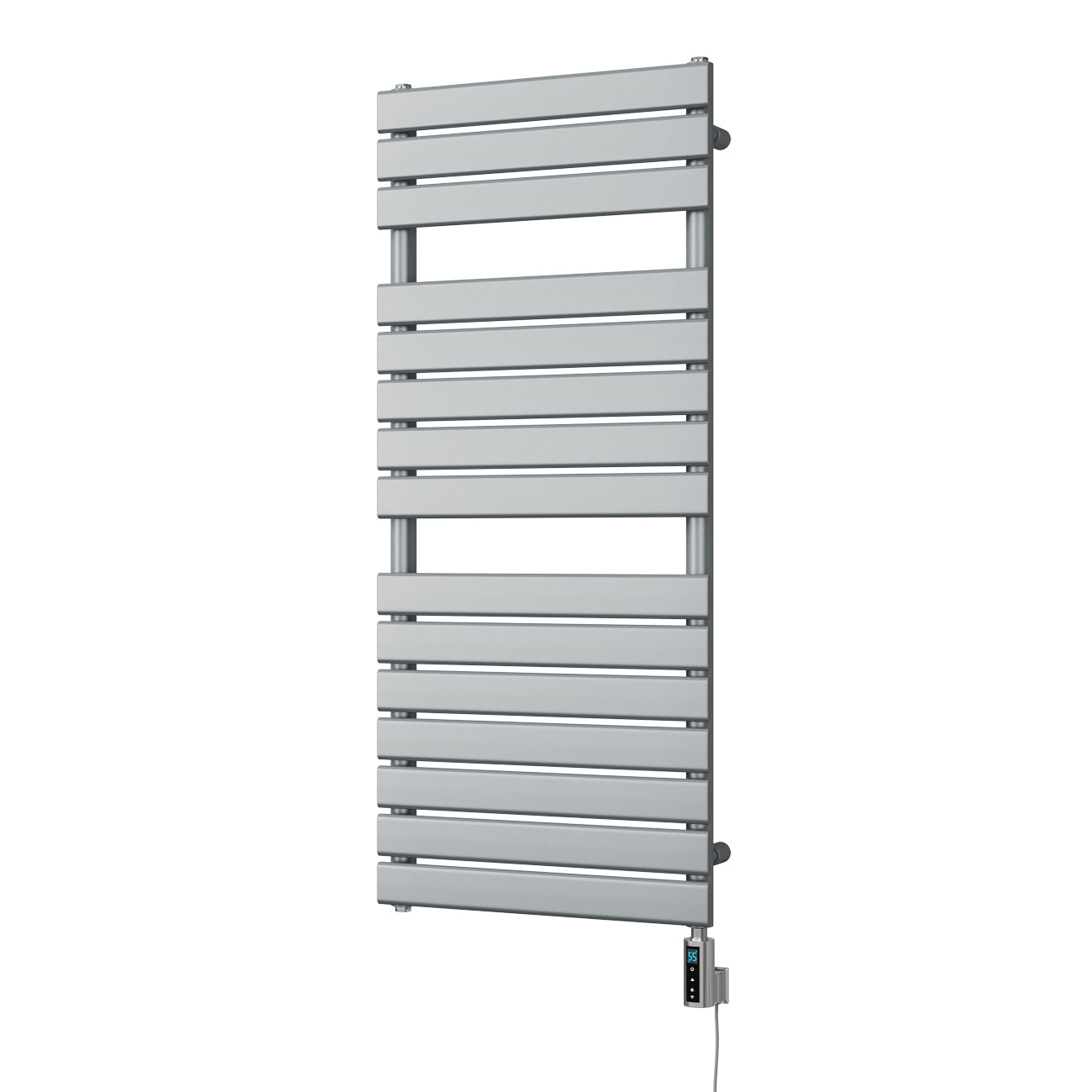 Typhoon - Silver Electric Towel Rail H1156mm x W500mm 600w Thermostatic WIFI