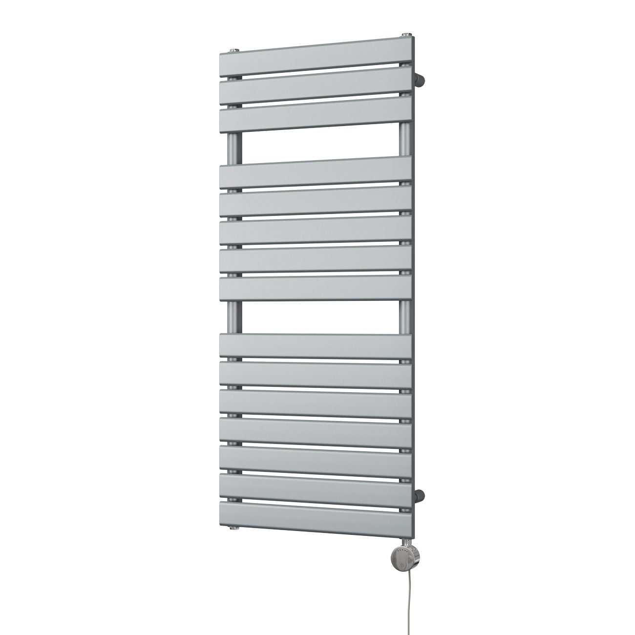 Typhoon - Silver Electric Towel Rail H1156mm x W500mm 600w Thermostatic