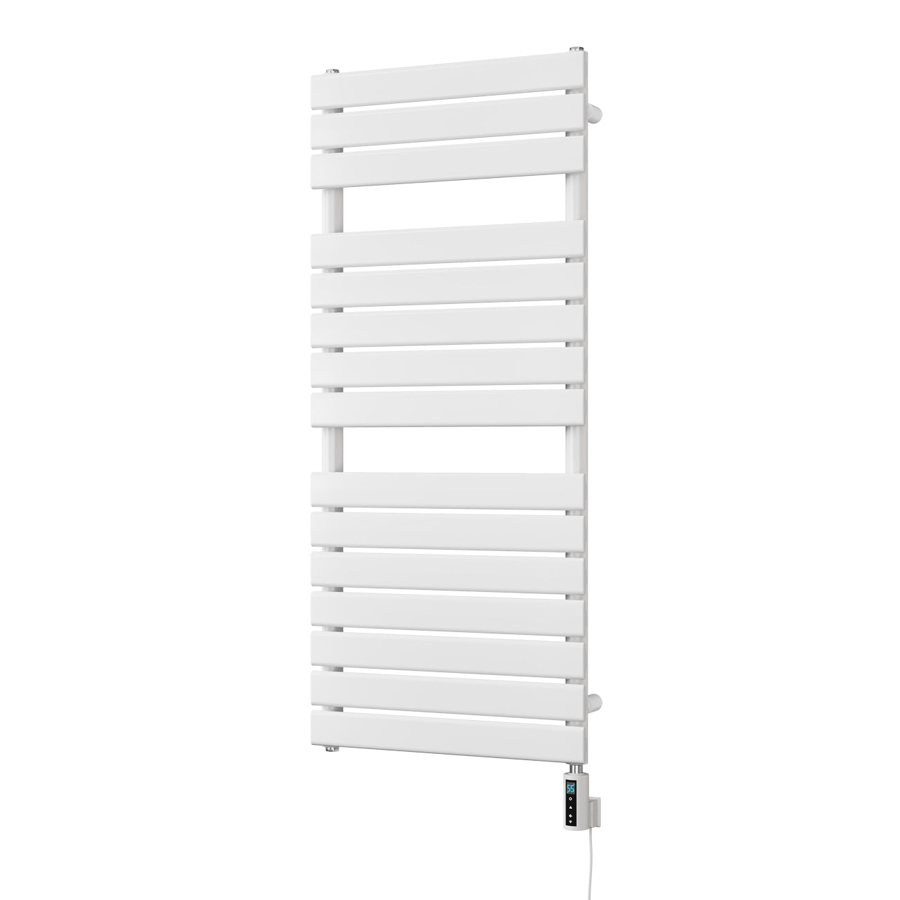 Typhoon - White Electric Towel Rail H1156mm x W500mm 600w Thermostatic WIFI