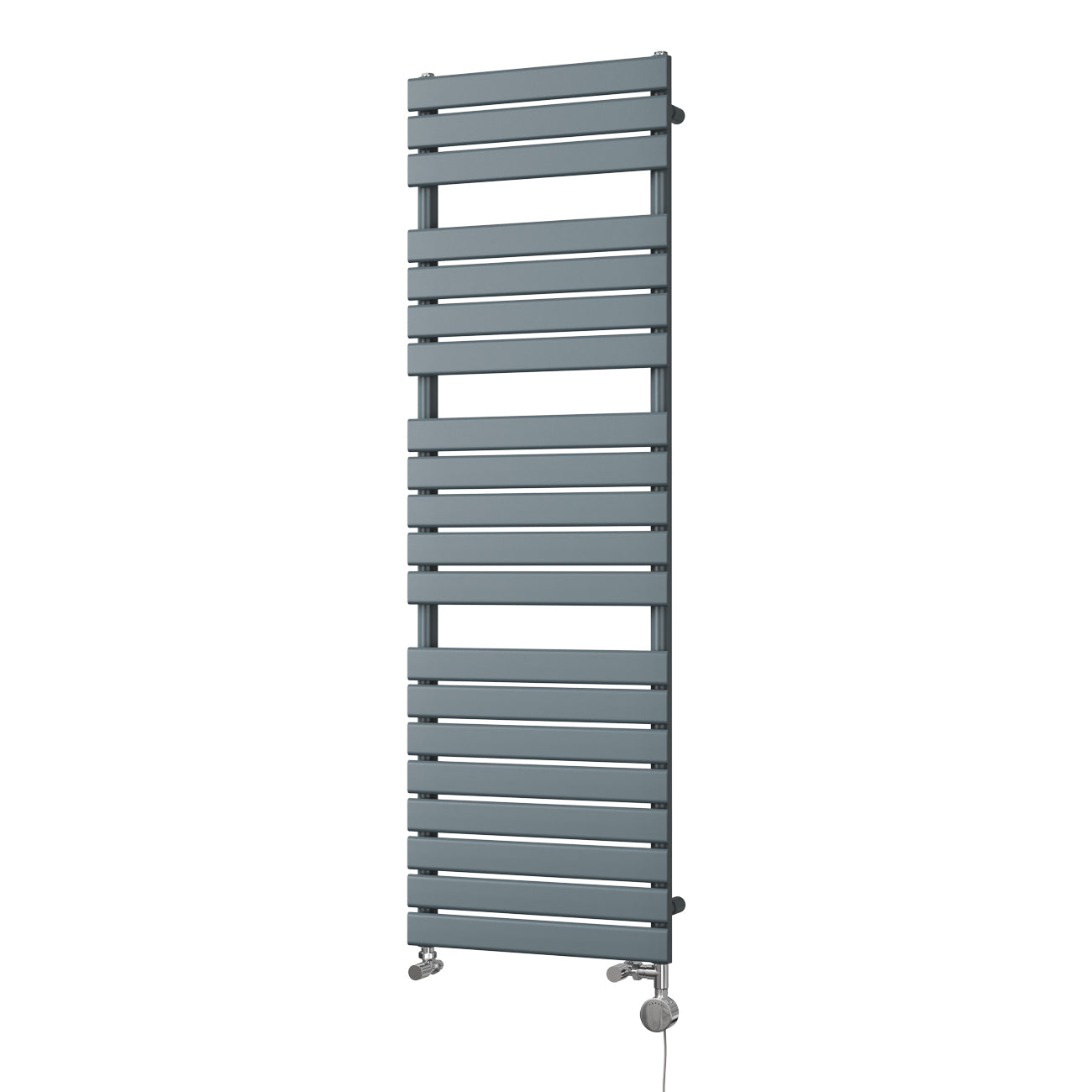 Typhoon - Anthracite Dual Fuel Towel Rail H1564mm x W500mm Thermostatic