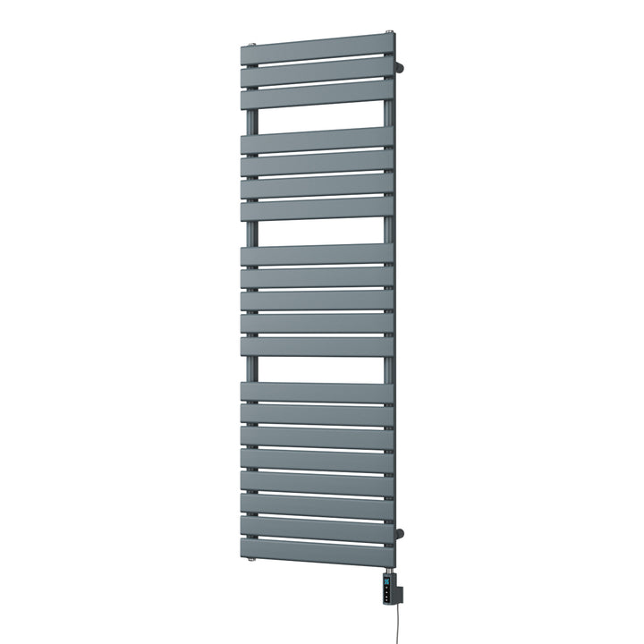 Typhoon - Anthracite Electric Towel Rail H1564mm x W500mm 900w Thermostatic WIFI