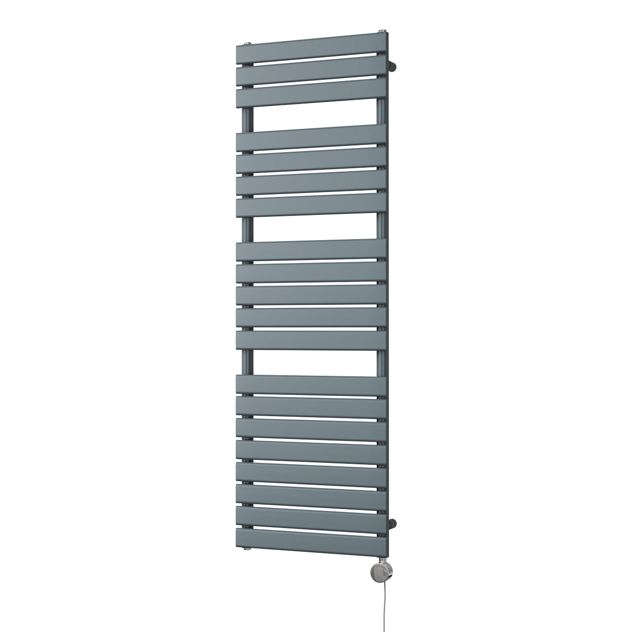 Typhoon - Anthracite Electric Towel Rail H1564mm x W500mm 600w Thermostatic