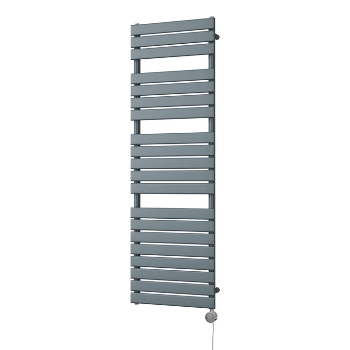 Typhoon - Anthracite Electric Towel Rail H1564mm x W500mm 600w Thermostatic