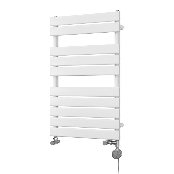 Typhoon - White Dual Fuel Towel Rail H816mm x W500mm Thermostatic