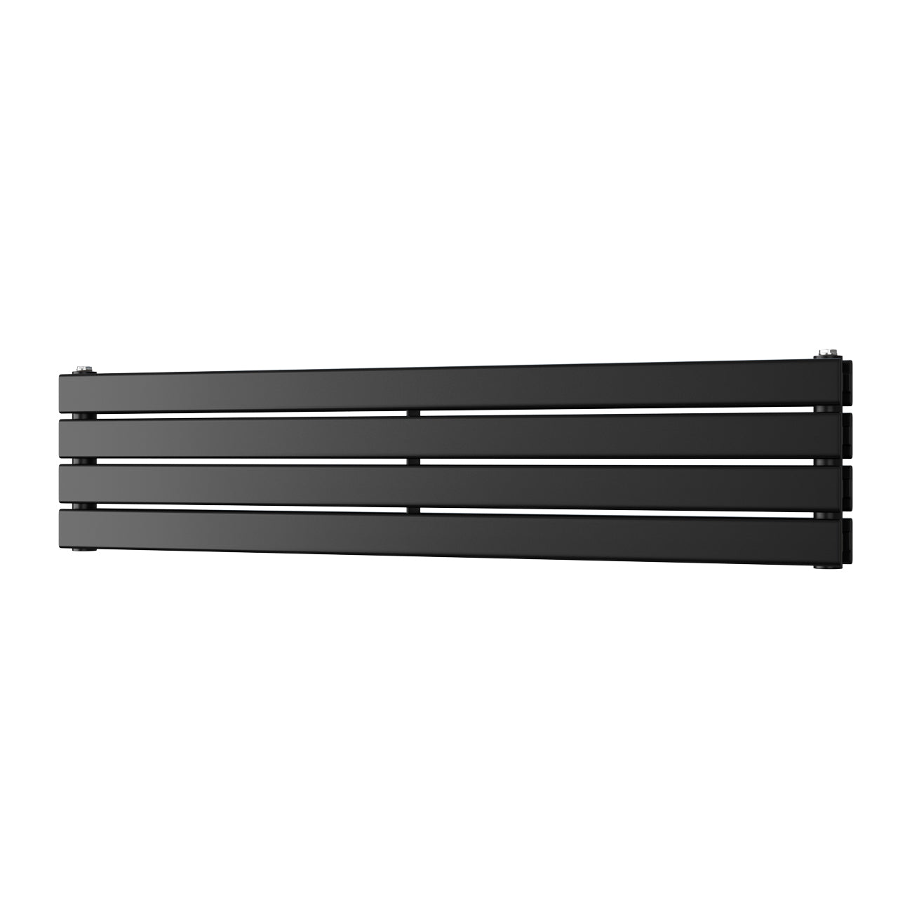 Typhoon Axis - Black Horizontal Radiator H272mm x W1200mm Double Panel