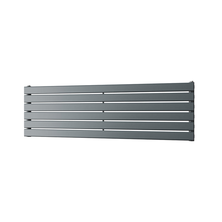 Typhoon Axis - Anthracite Horizontal Radiator H408mm x W1400mm Single Panel