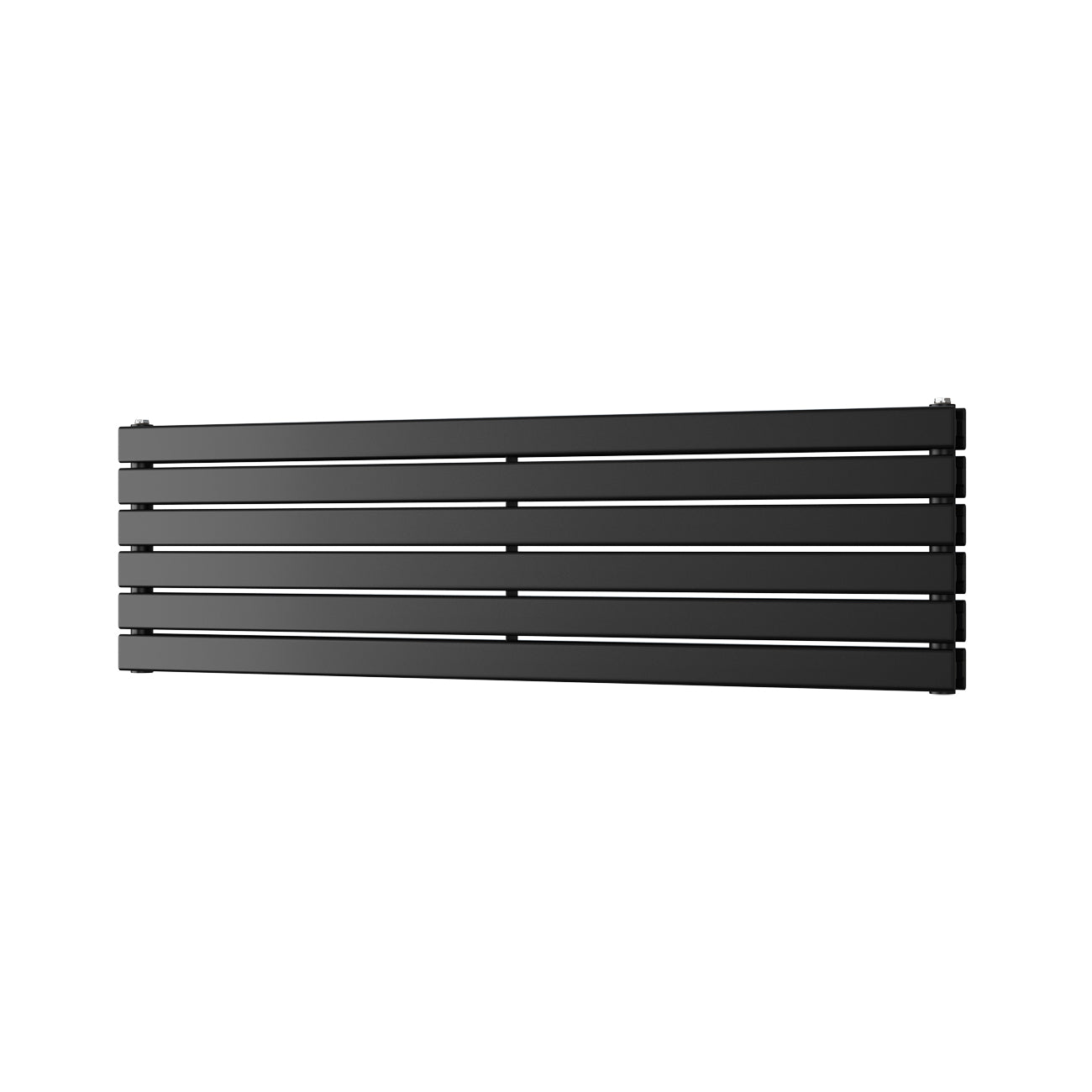 Typhoon Axis - Black Horizontal Radiator H408mm x W1400mm Double Panel