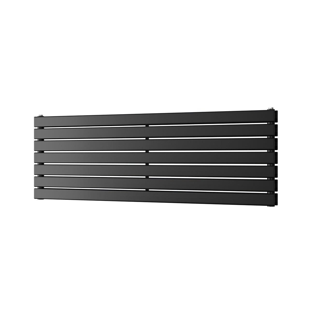 Typhoon Axis - Black Horizontal Radiator H476mm x W1400mm Double Panel