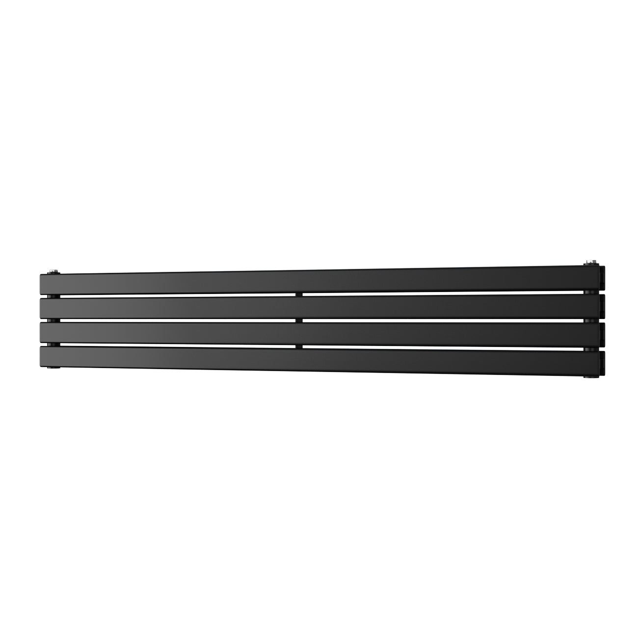 Typhoon Axis - Black Horizontal Radiator H272mm x W1600mm Double Panel