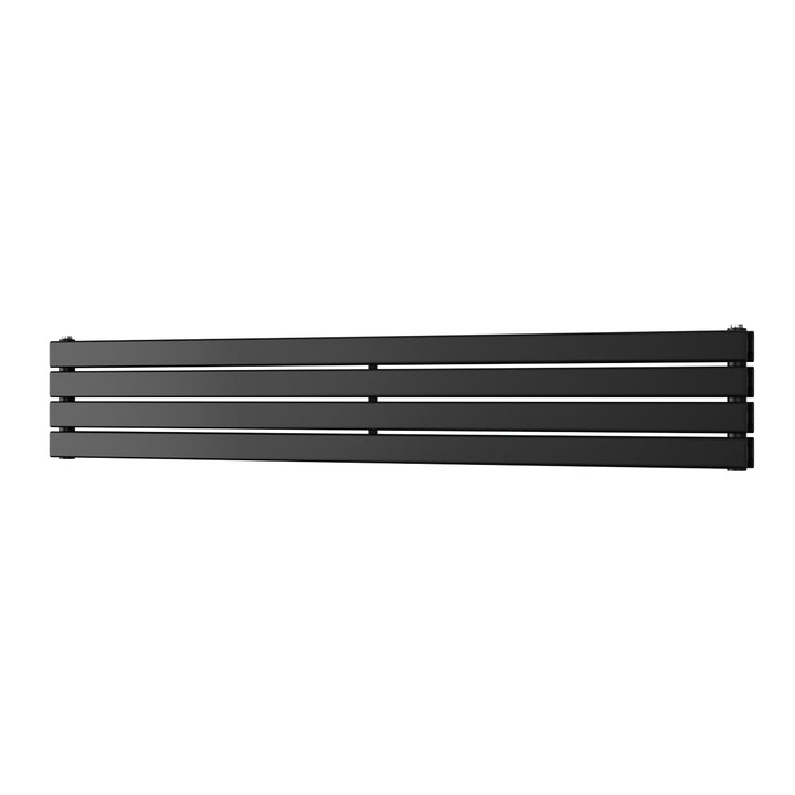 Typhoon Axis - Black Horizontal Radiator H272mm x W1600mm Double Panel