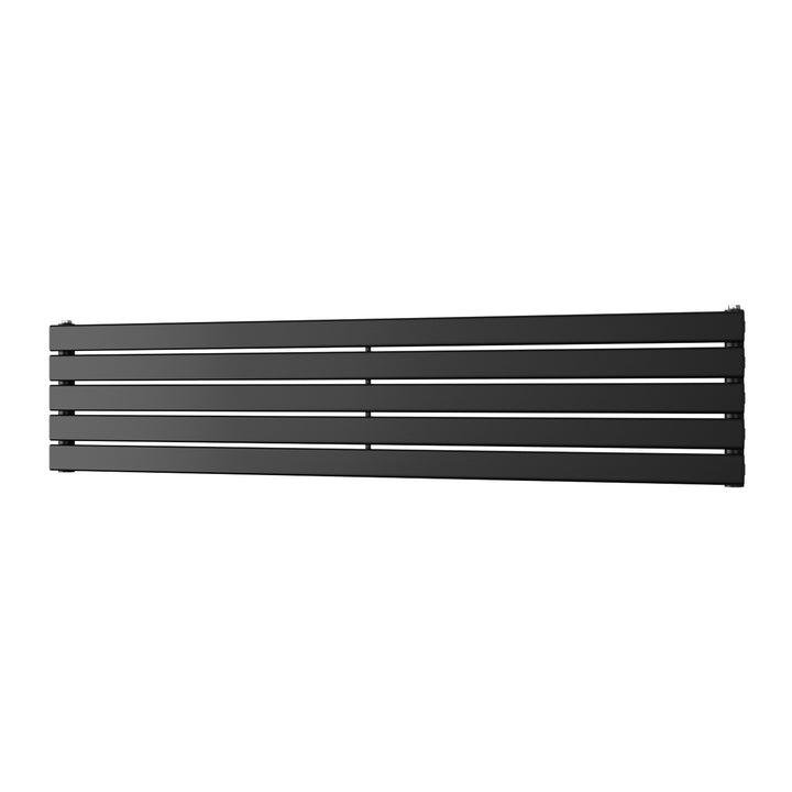 Typhoon Axis - Black Horizontal Radiator H340mm x W1600mm Single Panel