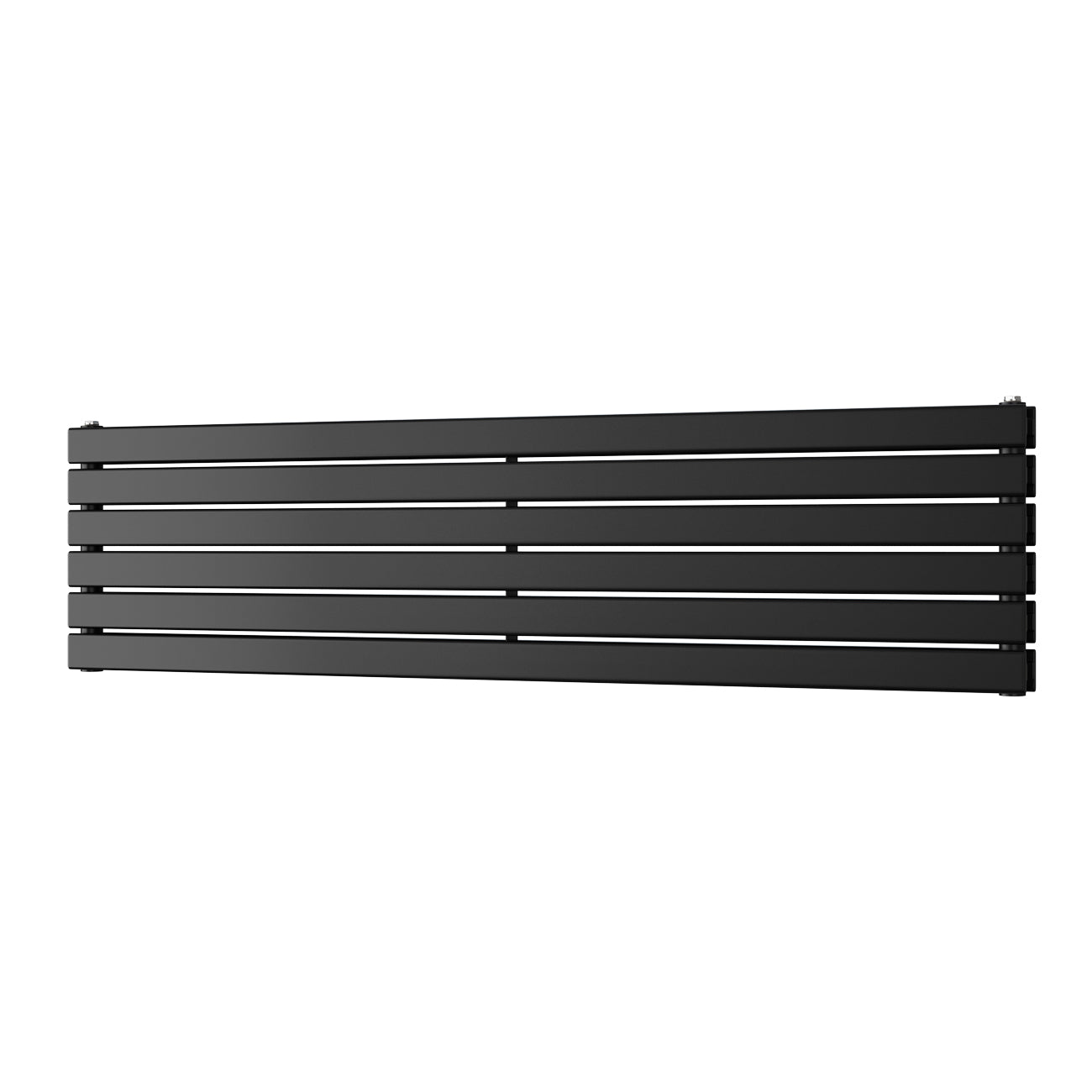 Typhoon Axis - Black Horizontal Radiator H408mm x W1600mm Double Panel