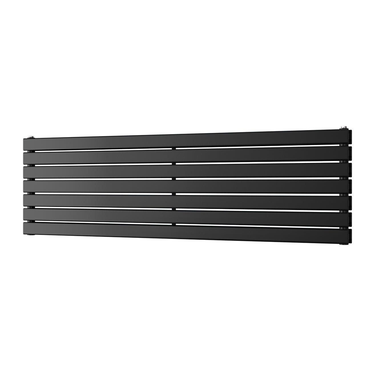 Typhoon Axis - Black Horizontal Radiator H476mm x W1600mm Double Panel