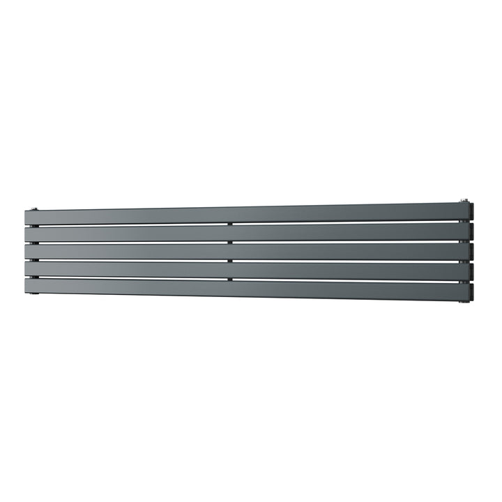 Typhoon Axis - Anthracite Horizontal Radiator H340mm x W1800mm Double Panel