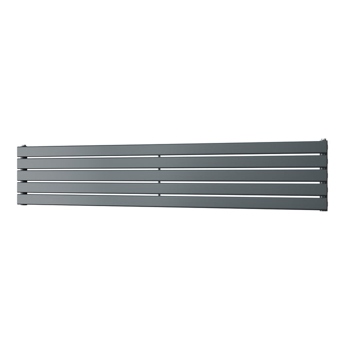 Typhoon Axis - Anthracite Horizontal Radiator H340mm x W1800mm Single Panel