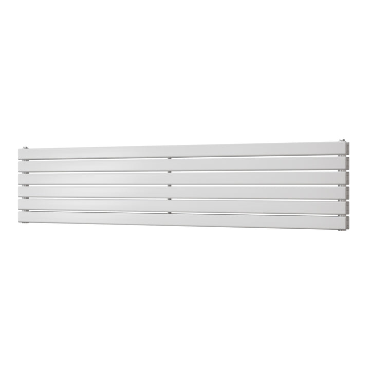 Typhoon Axis - White Horizontal Radiator H408mm x W1800mm Double Panel
