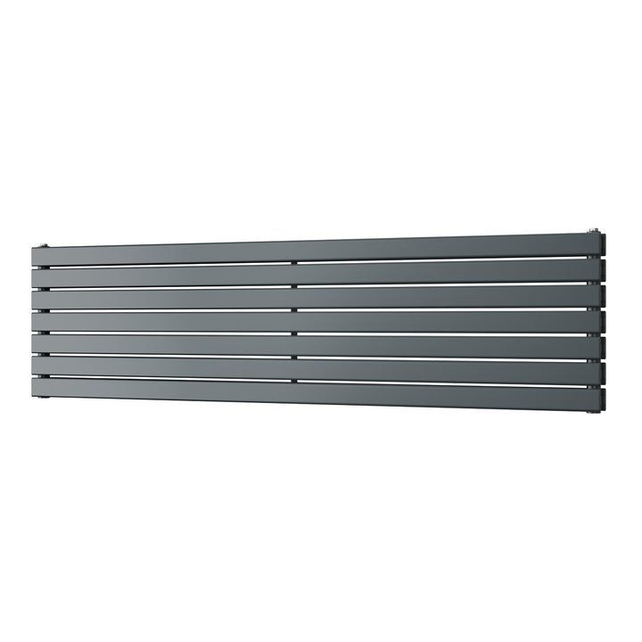 Typhoon Axis - Anthracite Horizontal Radiator H476mm x W1800mm Double Panel