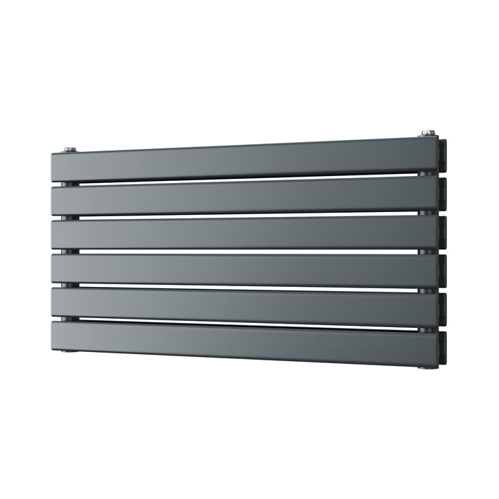 Typhoon Axis - Anthracite Horizontal Radiator H408mm x W800mm Double Panel
