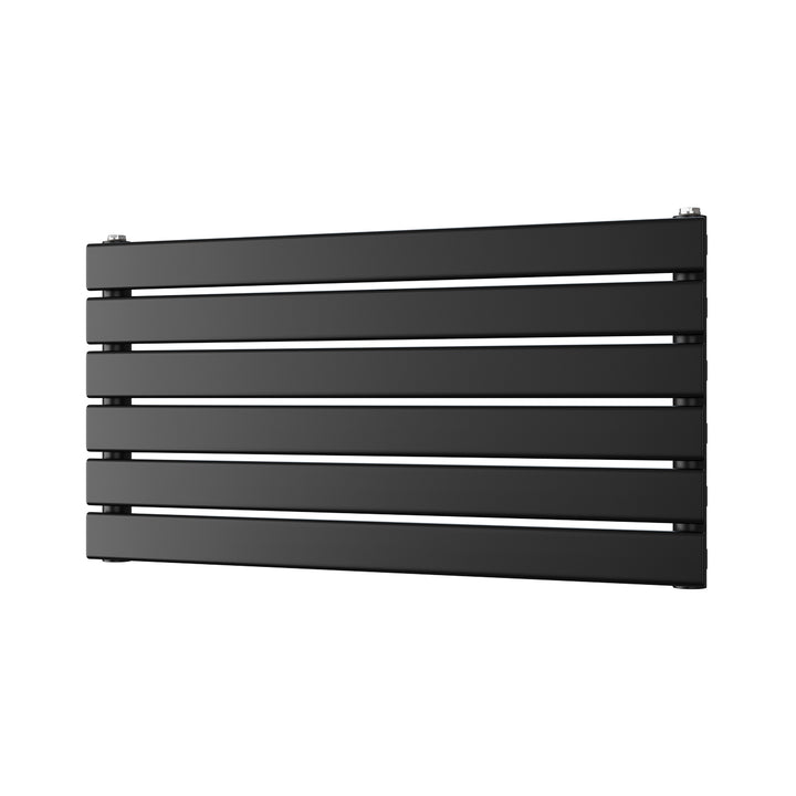 Typhoon Axis - Black Horizontal Radiator H408mm x W800mm Single Panel