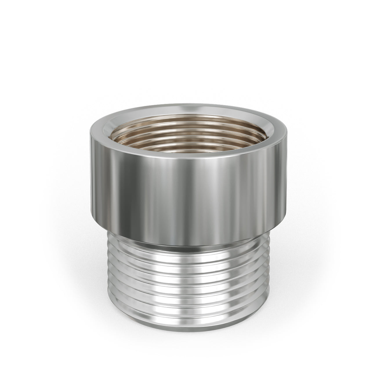 Radiator Valve Tail Extension 10mm 1/2" MxF - Chrome