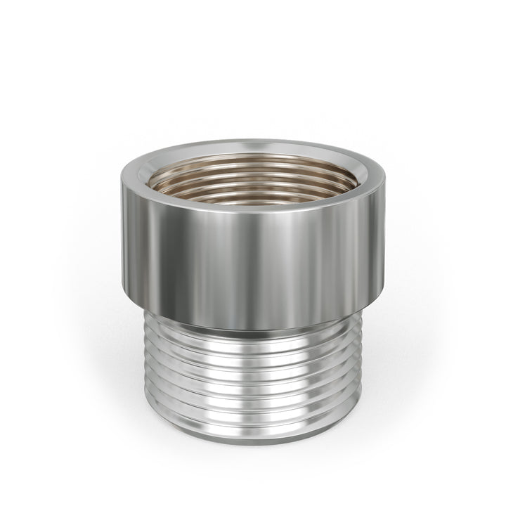 Radiator Valve Tail Extension 10mm 1/2" MxF - Chrome