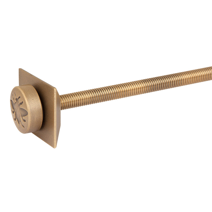 Whitworth - Natural Brass Radiator Wall Stay