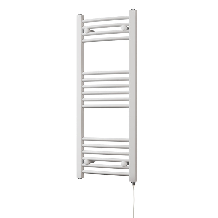 Zennor - White Electric Towel Rail H1000mm x W400mm Curved 300w Standard