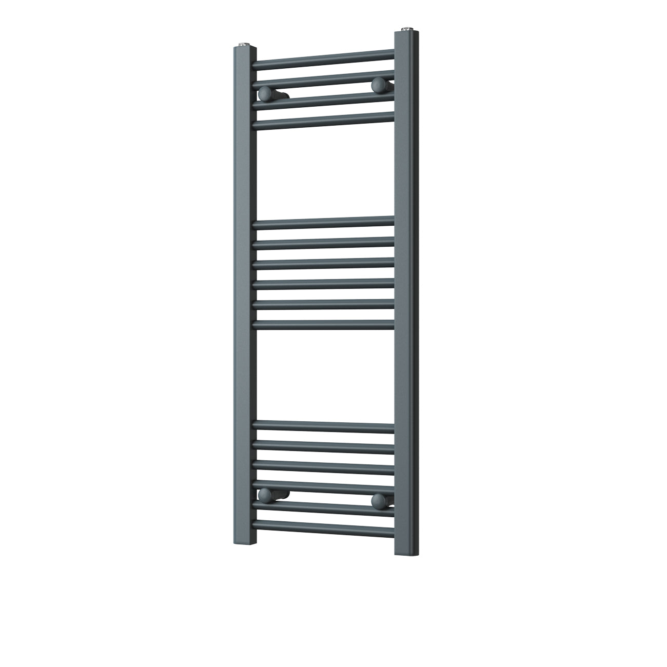 Zennor - Anthracite Heated Towel Rail - H1000mm x W400mm - Straight