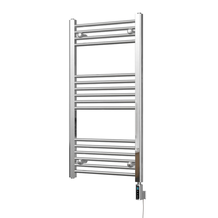 Zennor - Chrome Electric Towel Rail H1000mm x W500mm Straight 300w Thermostatic WIFI