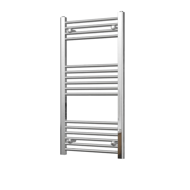 Zennor - Chrome Heated Towel Rail - H1000mm x W500mm - Straight