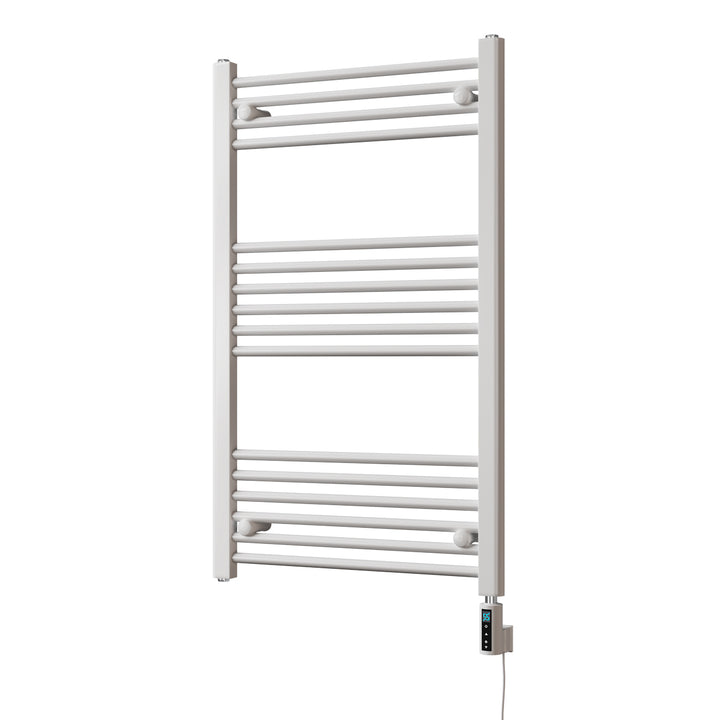 Zennor - White Electric Towel Rail H1000mm x W600mm Straight 500w Thermostatic WIFI