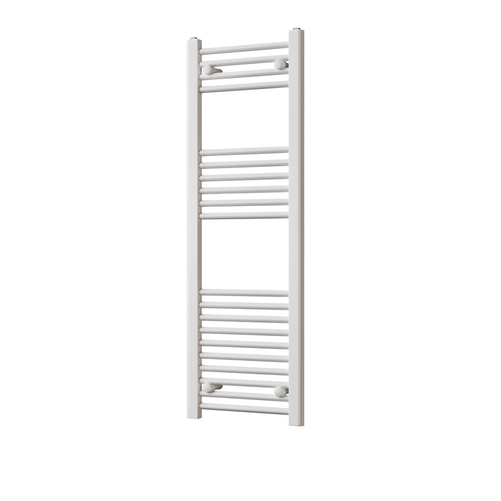 Zennor - White Heated Towel Rail - H1200mm x W400mm - Straight