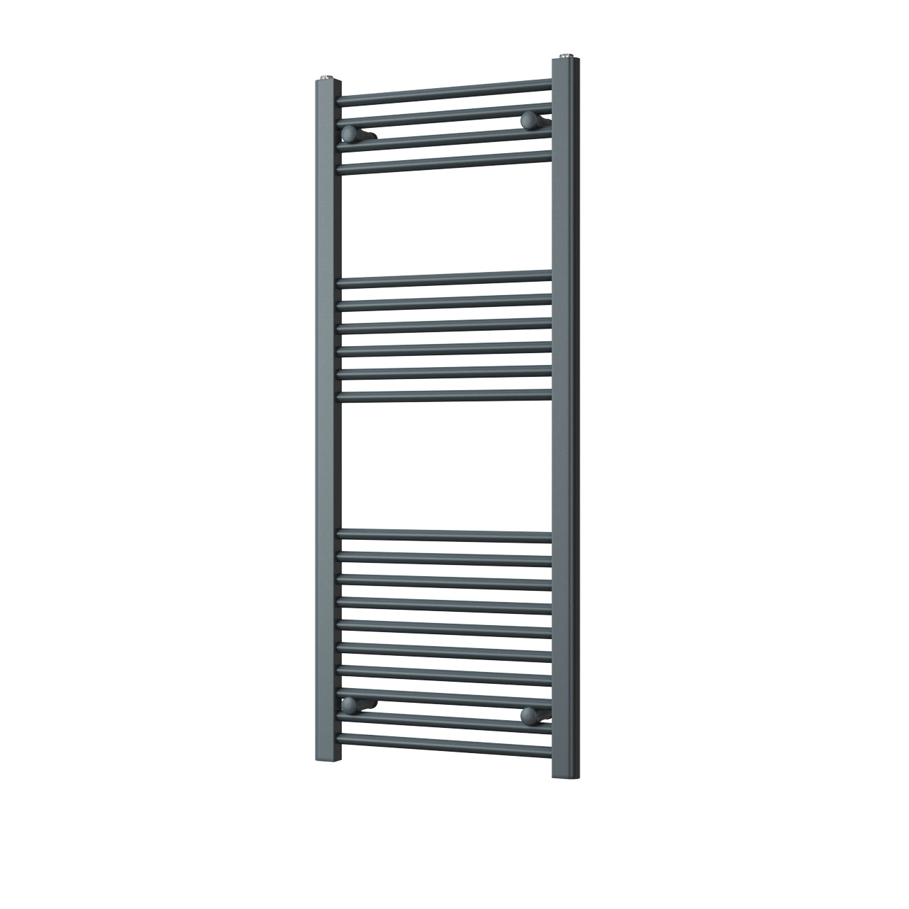 Zennor - Anthracite Heated Towel Rail - H1200mm x W500mm - Straight
