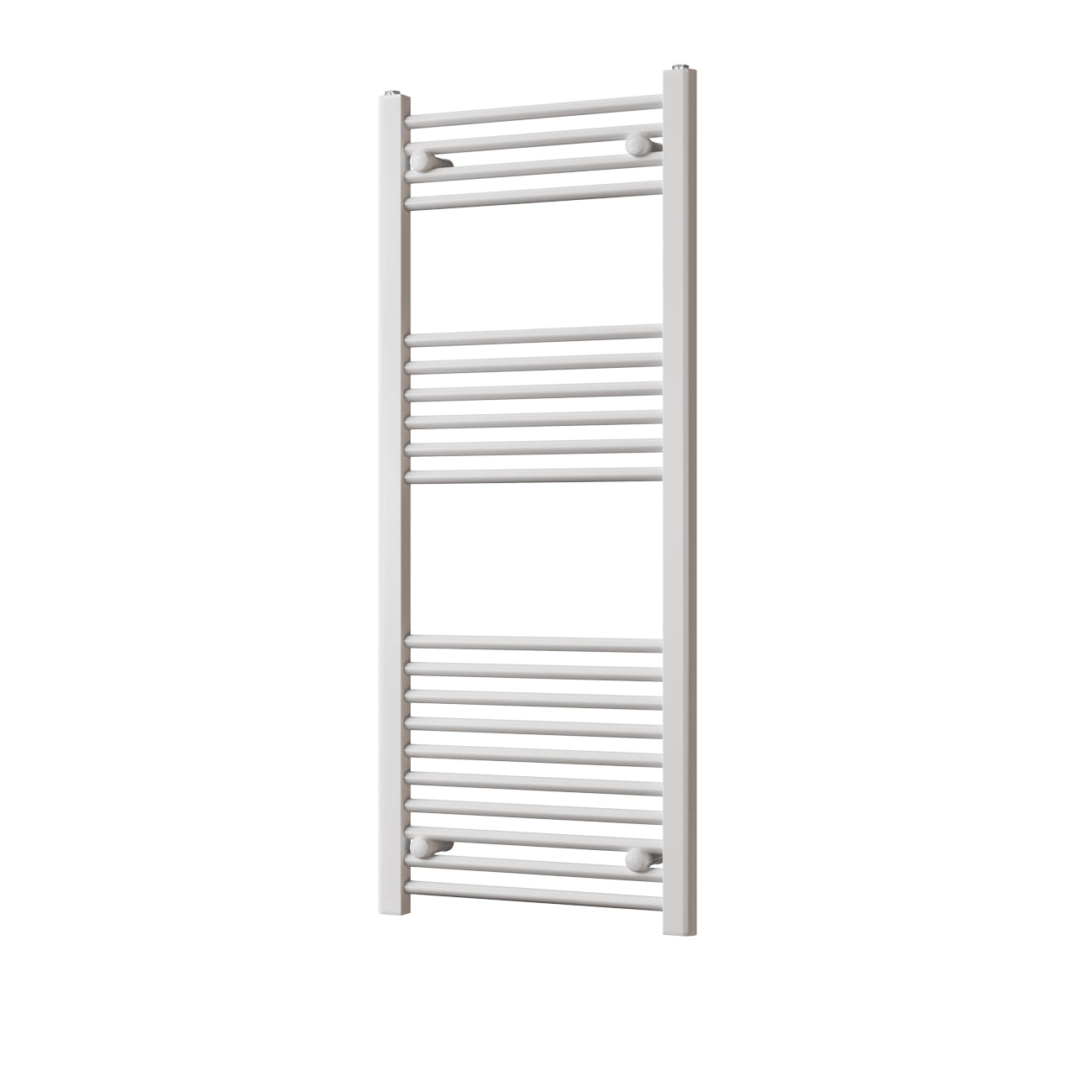 Zennor - White Heated Towel Rail - H1200mm x W500mm - Straight