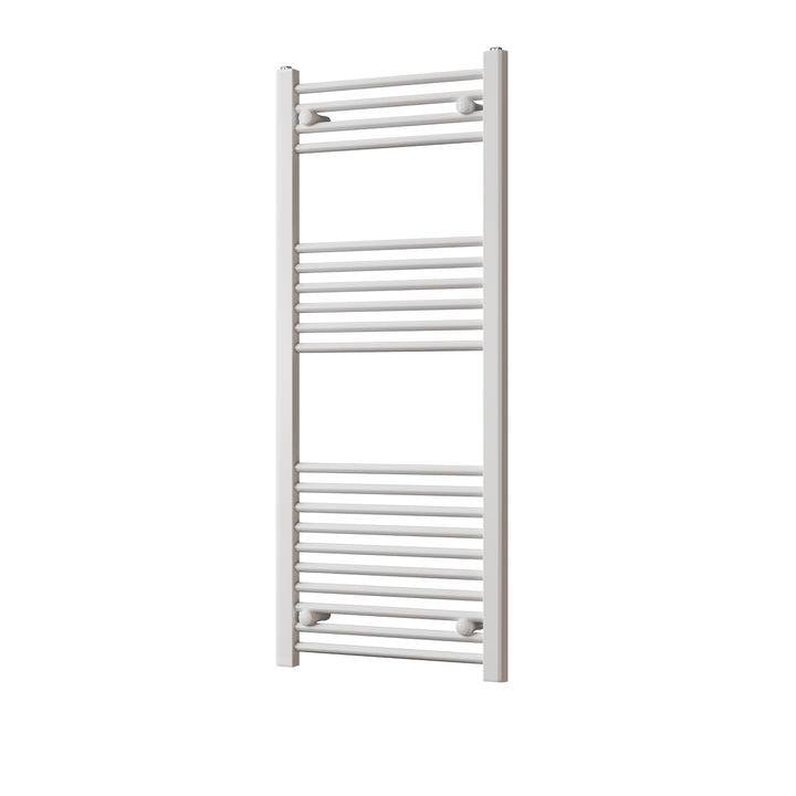 Zennor - White Heated Towel Rail - H1200mm x W500mm - Straight